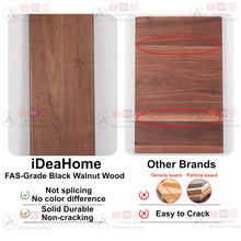 Load image into Gallery viewer, Walnut RGB Lights Walnut Monitor Stand - iDeaHome