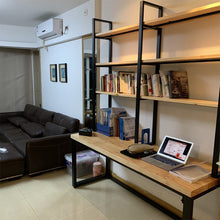 Load image into Gallery viewer, Solid Wood Desk with Shelves - iDeaHome