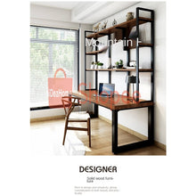 Load image into Gallery viewer, Solid Wood Desk with Shelves - iDeaHome