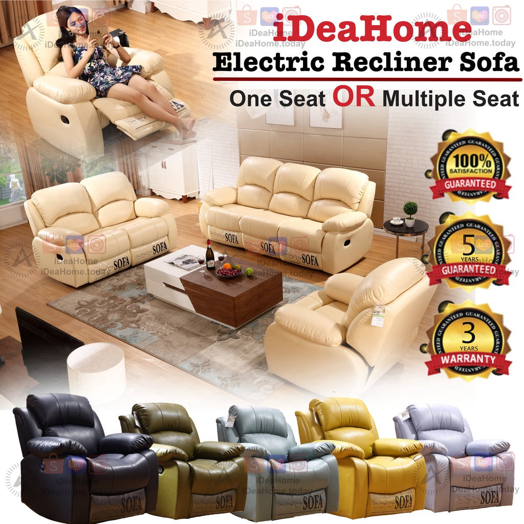 Comfort Lift Power Recliner Sofa iDeaHomeToday