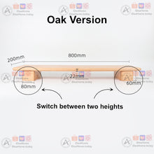 Load image into Gallery viewer, Walnut RGB Lights Walnut Monitor Stand - iDeaHome