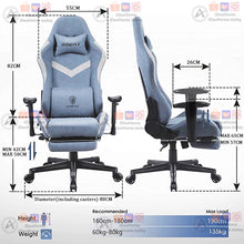 Load image into Gallery viewer, Fabric Office Chair With Pocket - iDeaHome

