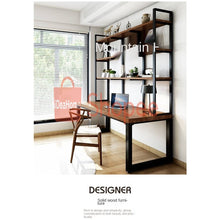 Load image into Gallery viewer, Solid Wood Desk with Shelves - iDeaHome
