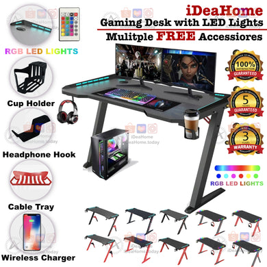RGB Gaming Desk - iDeaHome