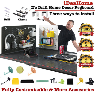 PegBoard Wall Grip Panel - iDeaHome