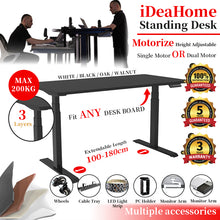 Load image into Gallery viewer, Electrical Motorize Adjustable Heights Standing Desk - iDeaHome
